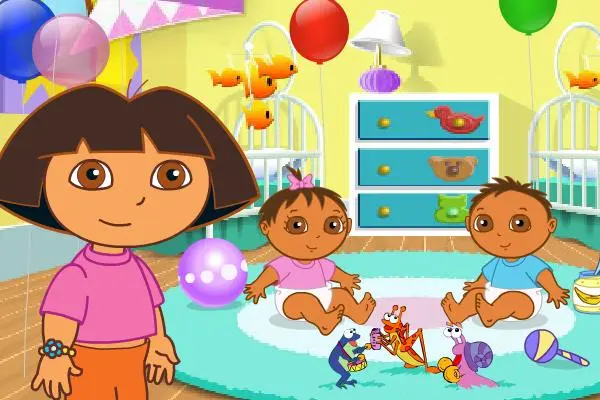 Dora la Exploradora Cuidar Bebés