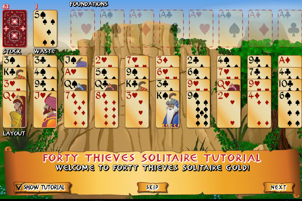 Forty Thieves Solitaire image