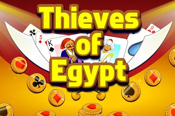 Thieves of Egypt solitaire card game screenshot